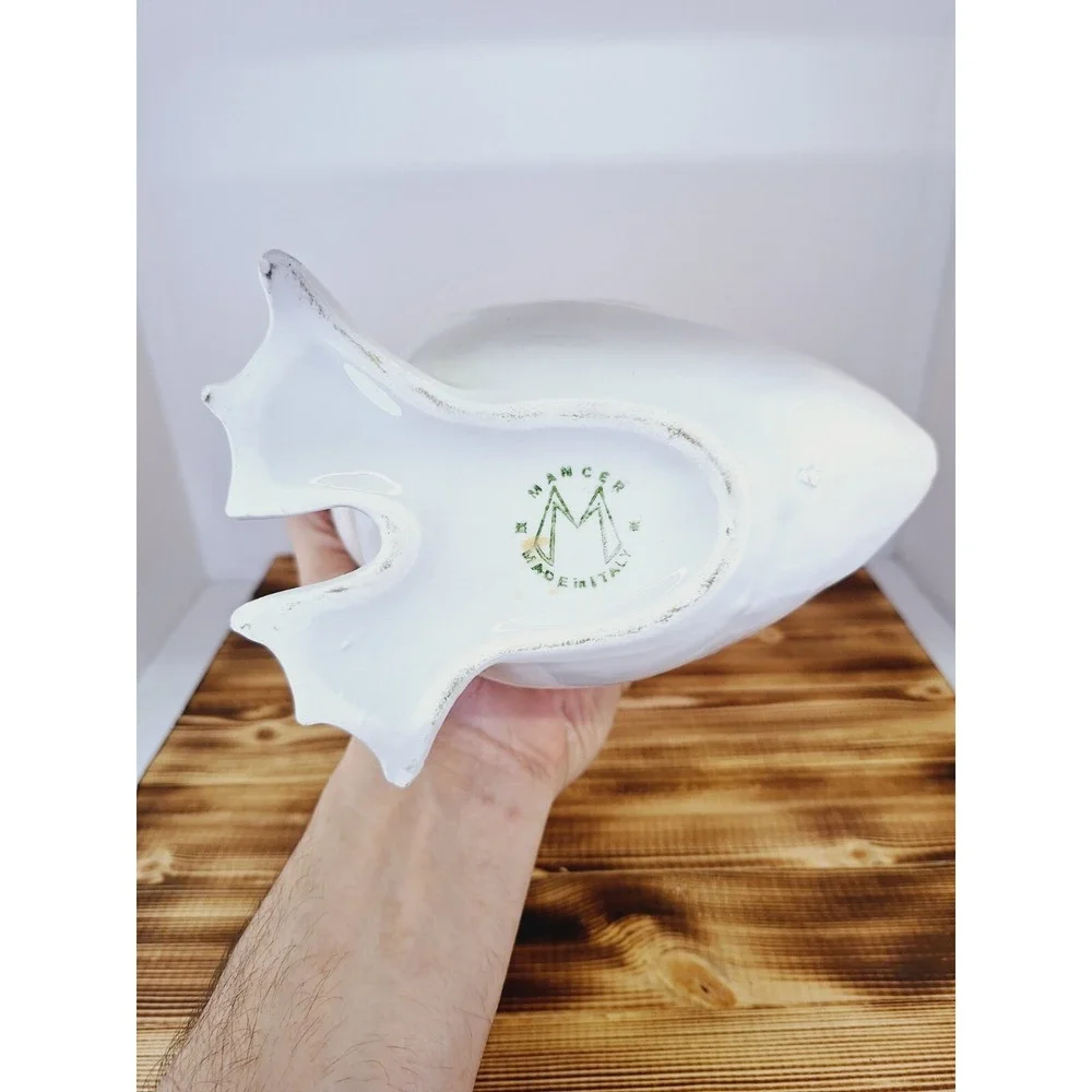 Vintage MANCER‎ TALL  DUCK WATER PITCHER Made in Italy 10